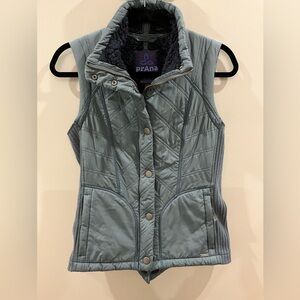 PrAna Women's Quilted Vest - blue